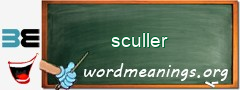 WordMeaning blackboard for sculler